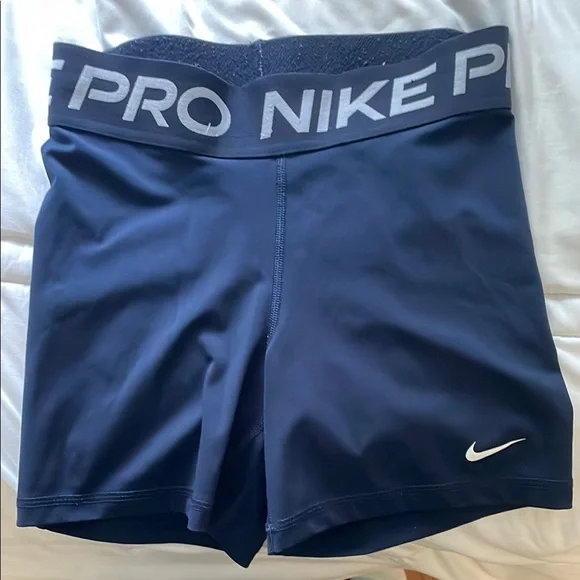 Nike Navy Blue Performance Shorts - Picture 1 of 1